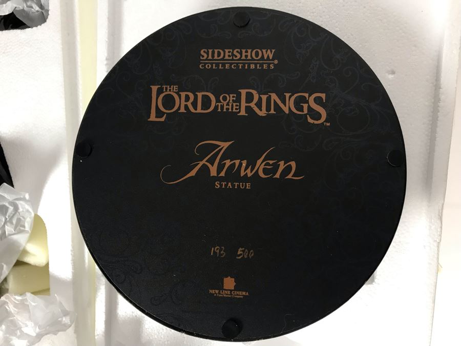 The Lord Of The Rings Movie - Arwen Statue Sculpture Limited Edition Of 500 From Sideshow Collectibles With Box (Comes With Multiple Heads) [Photo 13]