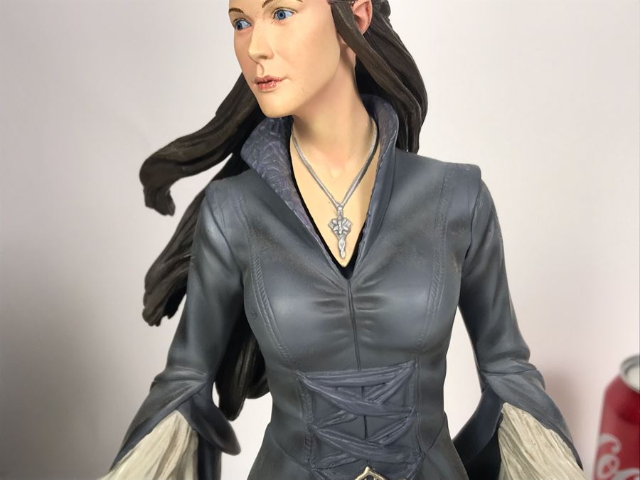 The Lord Of The Rings Movie - Arwen Statue Sculpture Limited Edition Of 500 From Sideshow Collectibles With Box (Comes With Multiple Heads) [Photo 11]