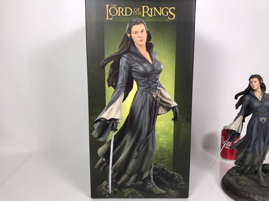 The Lord Of The Rings Movie - Arwen Statue Sculpture Limited Edition Of 500 From Sideshow Collectibles With Box (Comes With Multiple Heads) [Photo 12]