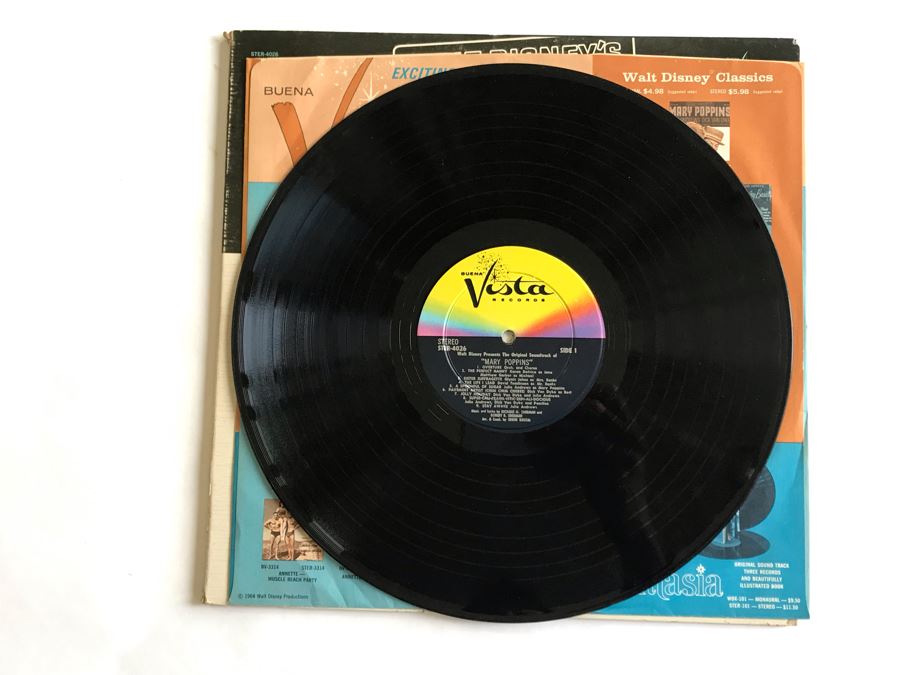 Walt Disney's Mary Poppins Julie Andrews And Dick Van Dyke Original Cast Sound Track Record [Photo 5]