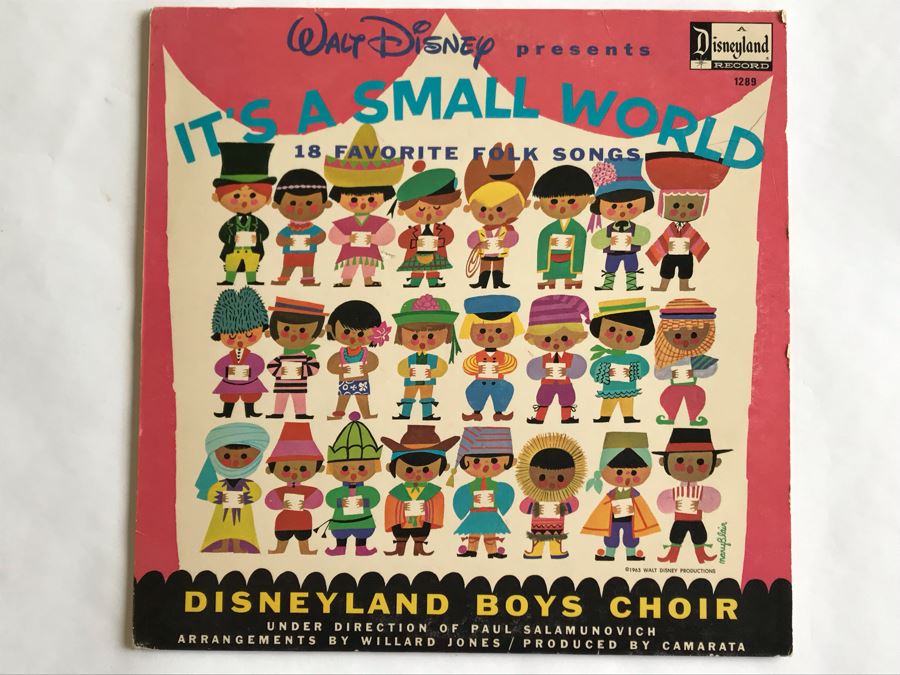Walt Disney Presents It's A Small World Disneyland Record 1289