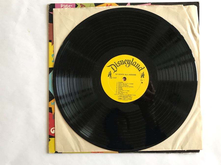 Up Down All Around Disneyland Record DQ-1337 [Photo 3]