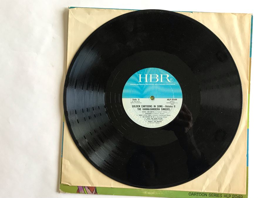Hanna-Barbera Presents Golden Cartoons In Song Volume II Record Cartoon Series HLP 2049 [Photo 6]