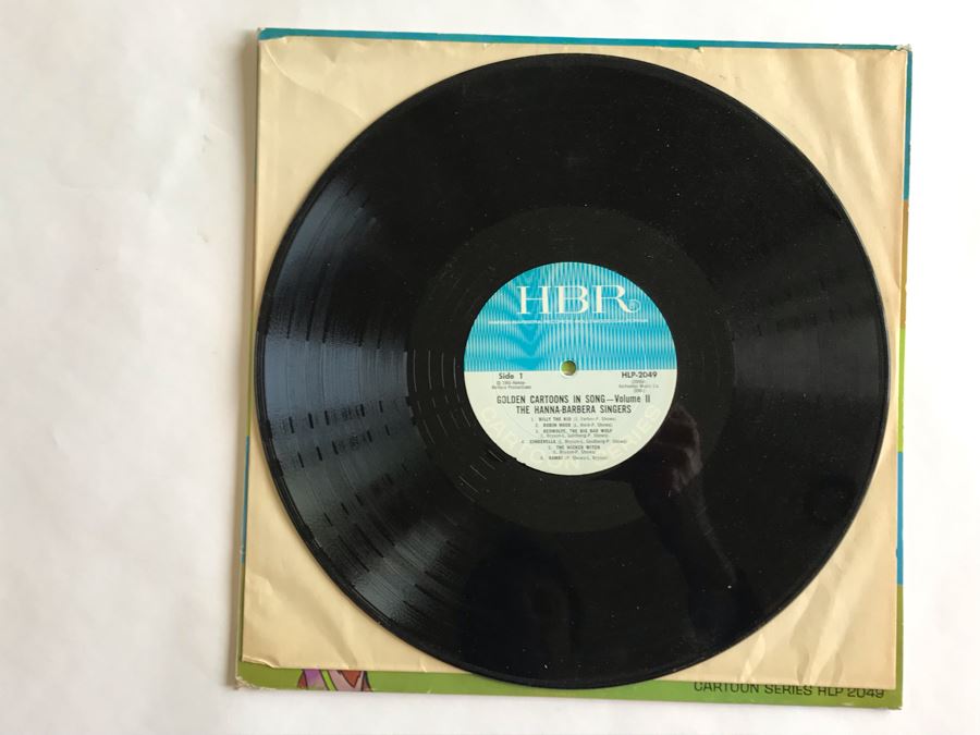 Hanna-Barbera Presents Golden Cartoons In Song Volume II Record Cartoon Series HLP 2049 [Photo 5]