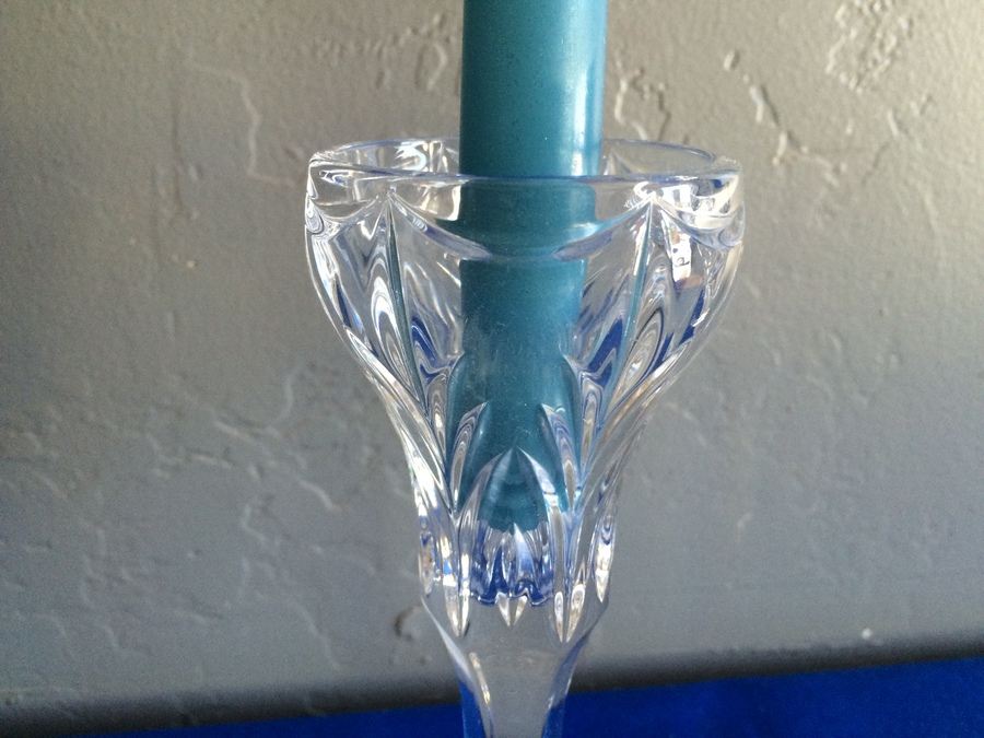 Pair of Marquis by Waterford Crystal Candelholders [Photo 2]