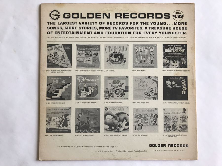 Hans Christian Anderson's Fairy Tales Narrated By Danny Kaye Golden LP Record LP74 [Photo 2]