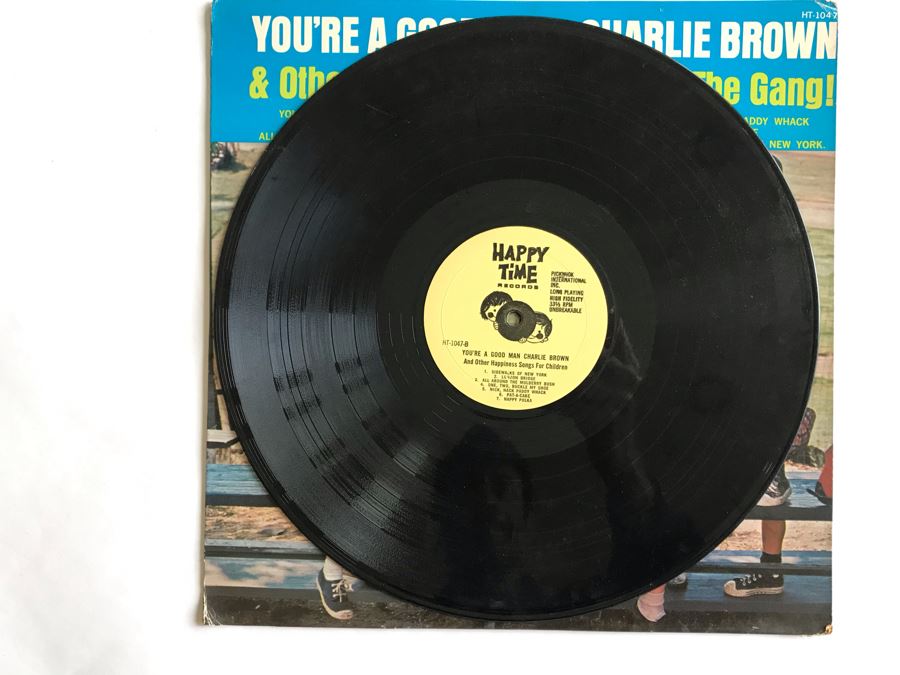 You're A Good Man, Charlie Brown & Other Happiness Songs For The Gang! Happy Time Records HT-1047 [Photo 4]