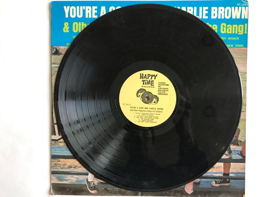 You're A Good Man, Charlie Brown & Other Happiness Songs For The Gang! Happy Time Records HT-1047 [Photo 3]