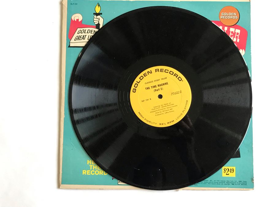 Classics Illustrated The Time Machine H.G. Wells Golden Records Record SLP-191 [Photo 5]