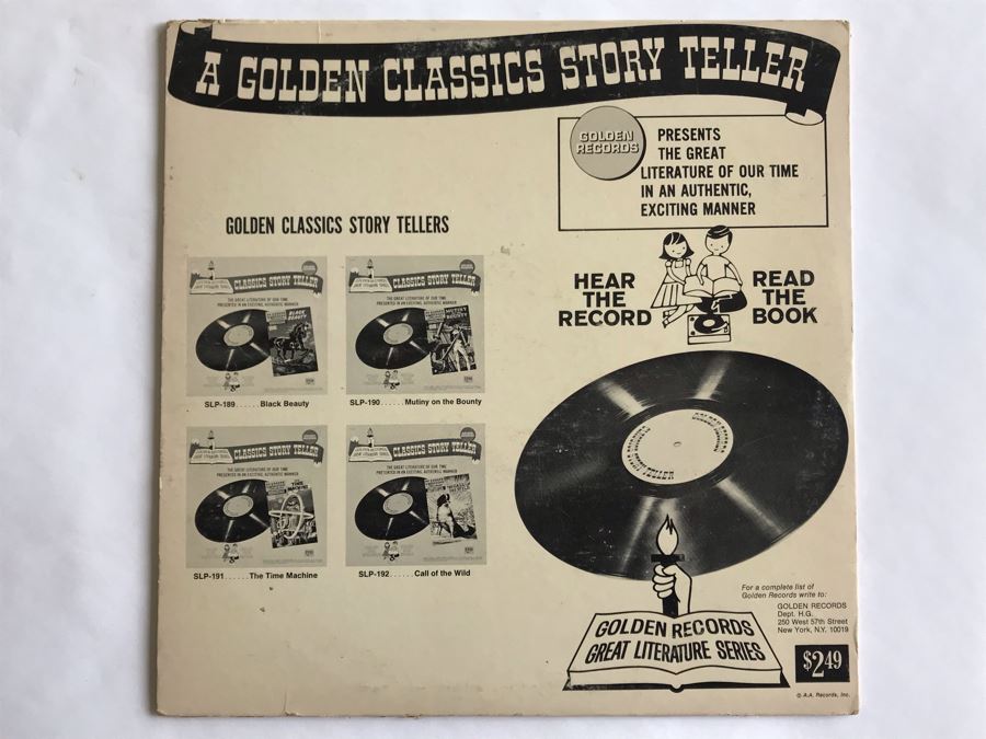 Classics Illustrated The Time Machine H.G. Wells Golden Records Record SLP-191 [Photo 3]