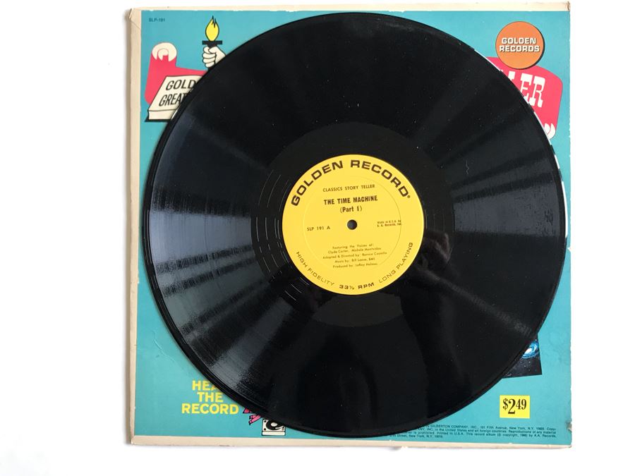 Classics Illustrated The Time Machine H.G. Wells Golden Records Record SLP-191 [Photo 4]
