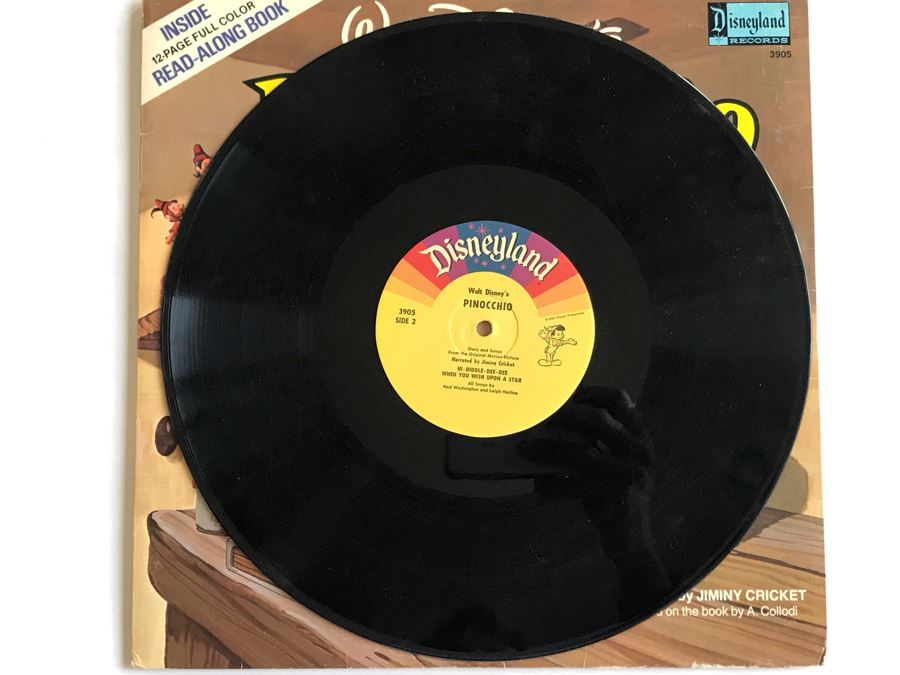 Walt Disney's Story And Songs From Pinocchio Disneyland Records 3905 [Photo 8]