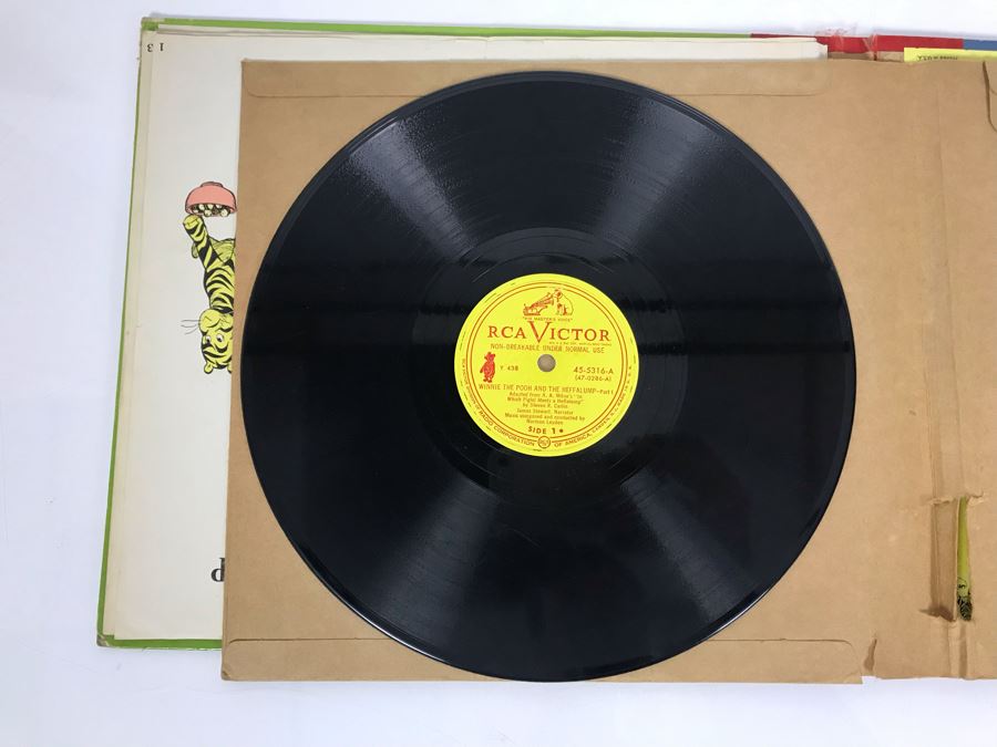 Little Nipper Upside-Down Story Book Album Winnie-The-Pooh And Tigger Record [Photo 14]