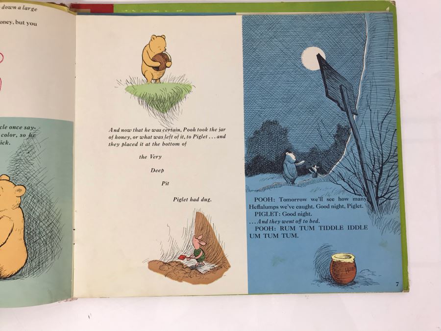 Little Nipper Upside-Down Story Book Album Winnie-The-Pooh And Tigger Record [Photo 8]