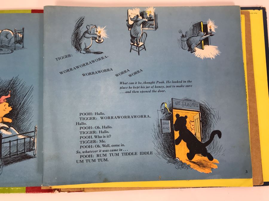 Little Nipper Upside-Down Story Book Album Winnie-The-Pooh And Tigger Record [Photo 10]
