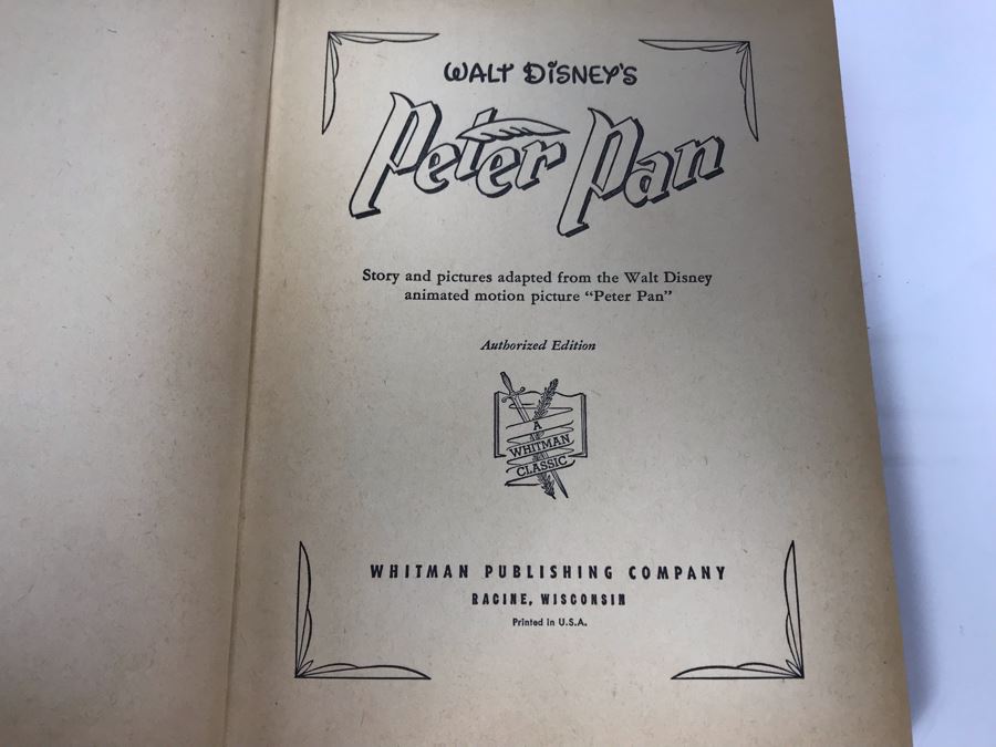 Walt Disney's Peter Pan Book [Photo 5]