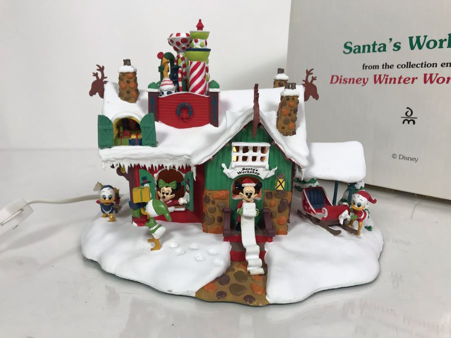 The Danbury Mint Santa's Workshop From The Series Enaltd 'Disney