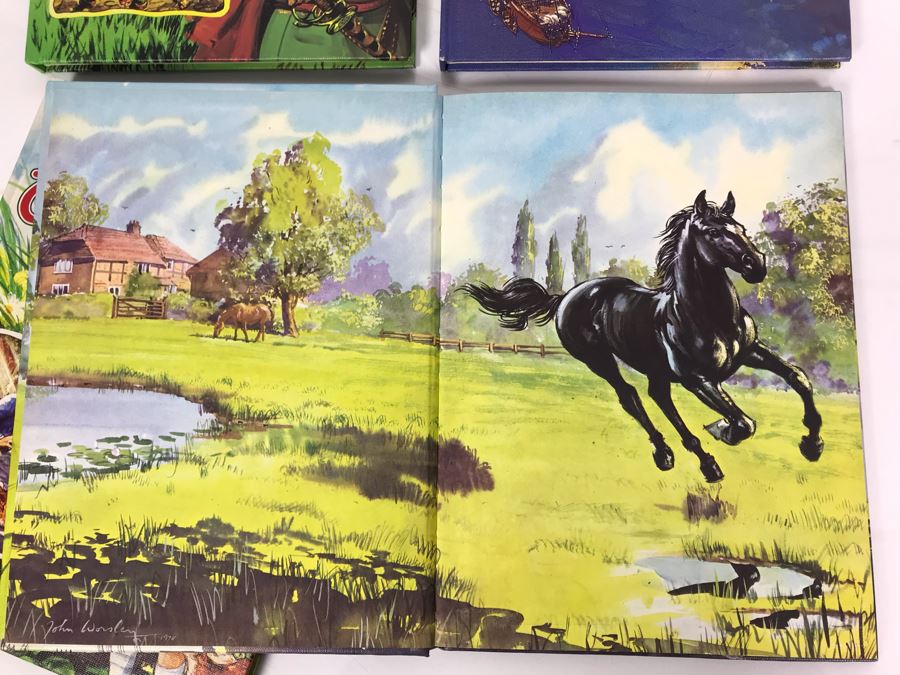 Four Vintage Children's Golden Books: Alice In Wonderland, Black Beauty, The Three Musketeers And Treasure Island [Photo 10]