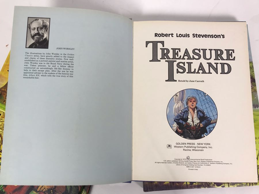 Four Vintage Children's Golden Books: Alice In Wonderland, Black Beauty, The Three Musketeers And Treasure Island [Photo 16]