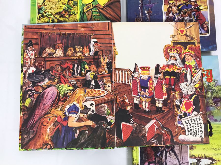 Four Vintage Children's Golden Books: Alice In Wonderland, Black Beauty, The Three Musketeers And Treasure Island [Photo 6]