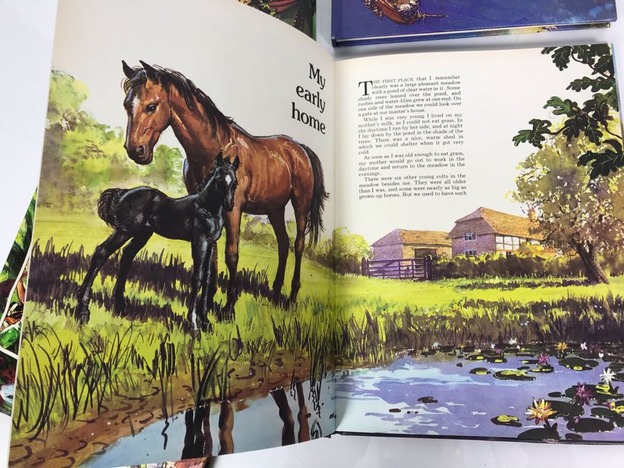 Four Vintage Children's Golden Books: Alice In Wonderland, Black Beauty, The Three Musketeers And Treasure Island [Photo 13]