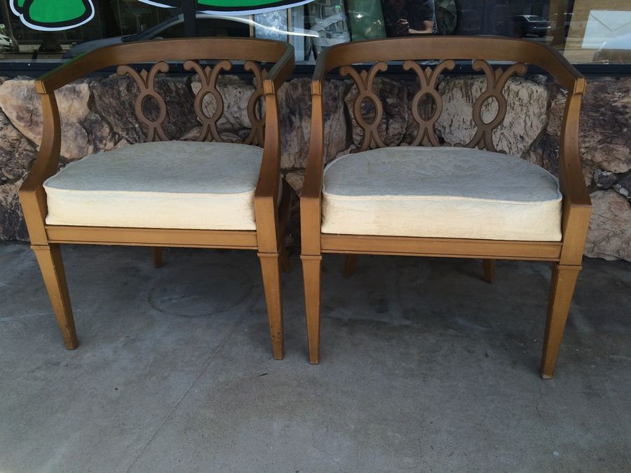 Pair of Occasional Chairs - Cushions Need To Be Reupholstered [Photo 7]