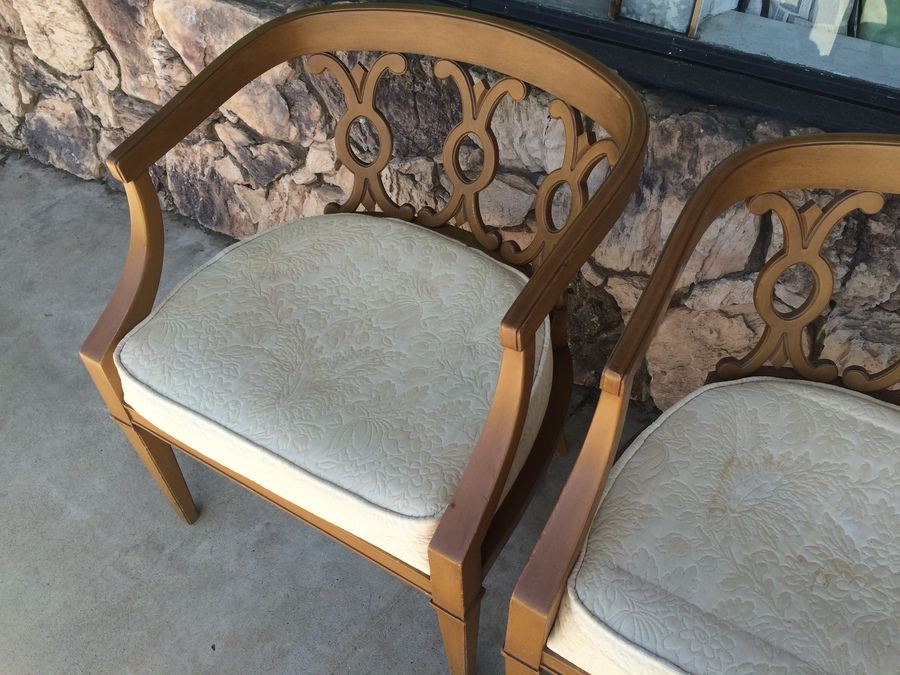 Pair of Occasional Chairs - Cushions Need To Be Reupholstered [Photo 6]