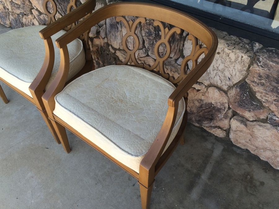 Pair of Occasional Chairs - Cushions Need To Be Reupholstered [Photo 5]