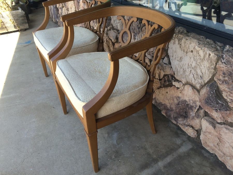 Pair of Occasional Chairs - Cushions Need To Be Reupholstered [Photo 2]