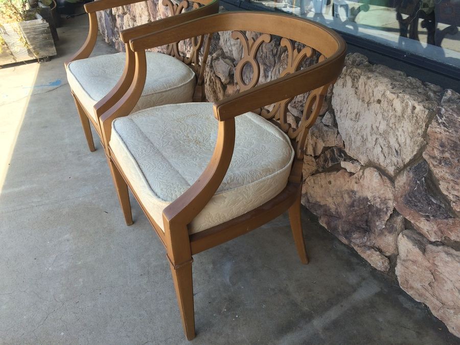 Pair of Occasional Chairs - Cushions Need To Be Reupholstered [Photo 4]