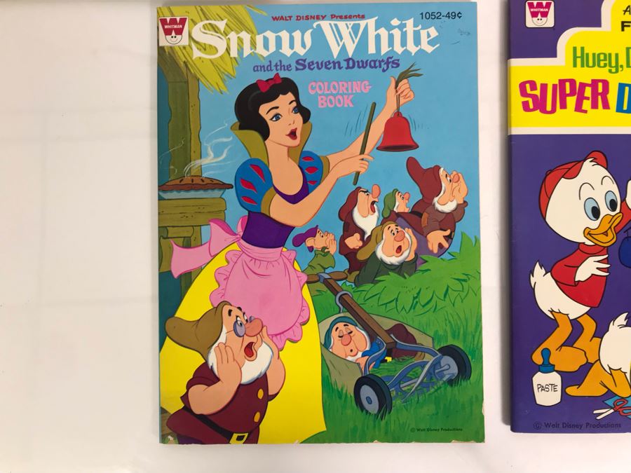 Various Disney Coloring Books, Fun Books, Paper Dolls New Old Stock [Photo 6]