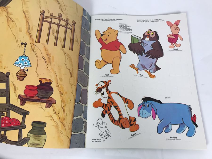 Various Disney Coloring Books, Fun Books, Paper Dolls New Old Stock [Photo 7]