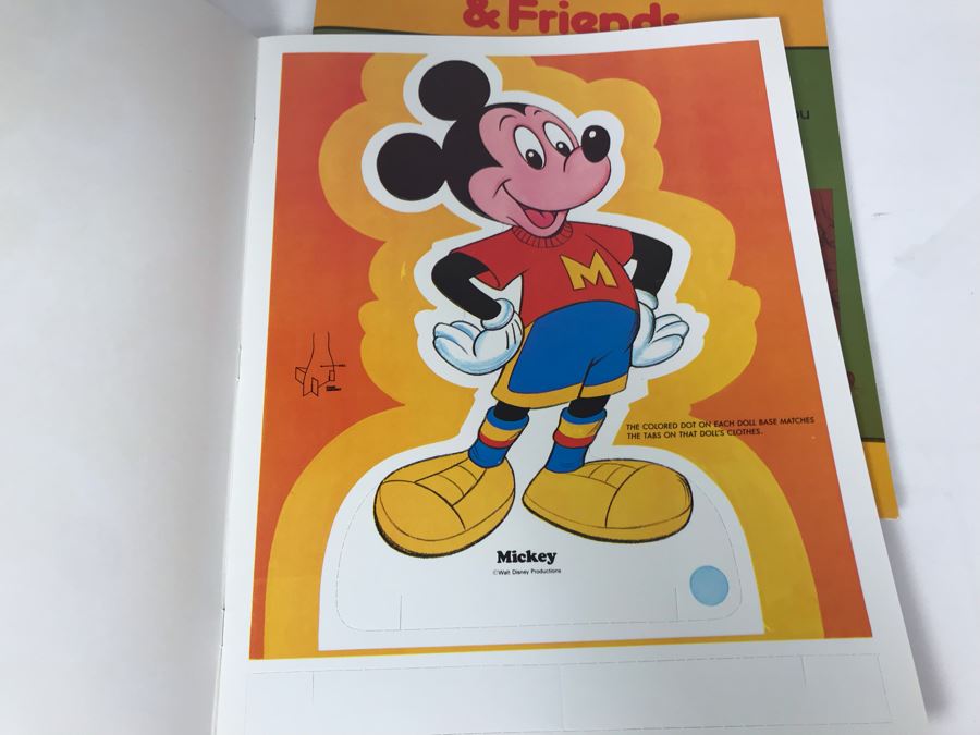 Various Disney Coloring Books, Fun Books, Paper Dolls New Old Stock [Photo 8]