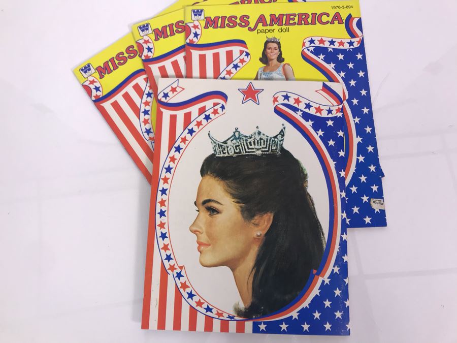 Four Vintage 1976 Miss America Paper Dolls New Old Stock [Photo 7]