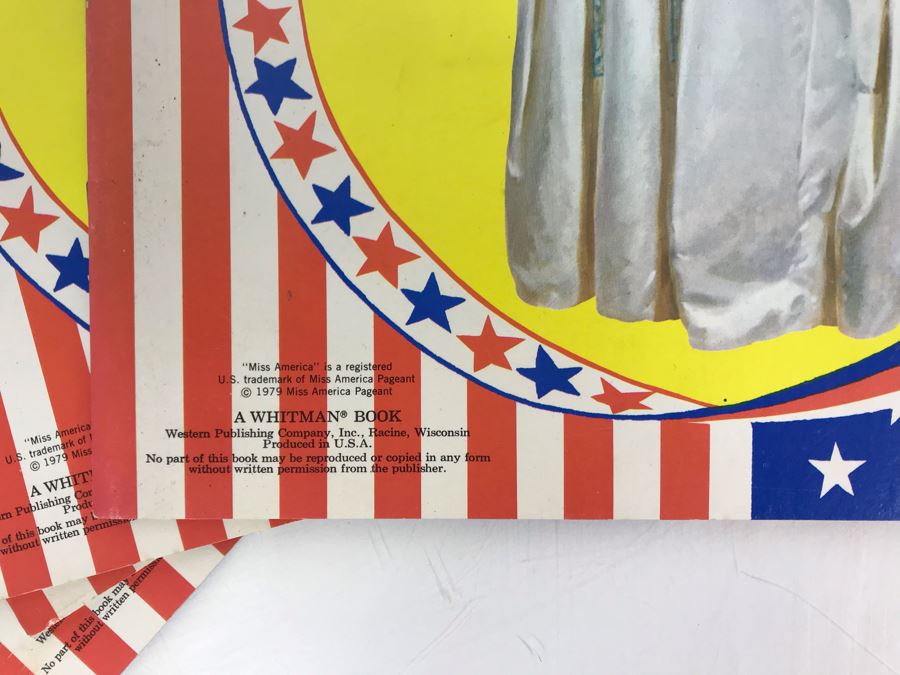Four Vintage 1976 Miss America Paper Dolls New Old Stock [Photo 4]