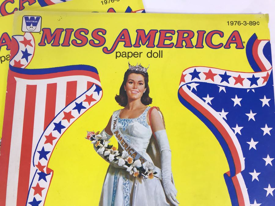 Four Vintage 1976 Miss America Paper Dolls New Old Stock [Photo 3]