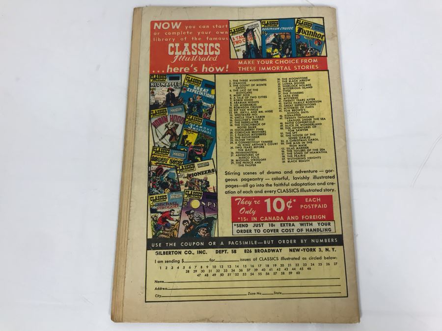 Classics Illustrated #58 - The Prairie [Photo 2]