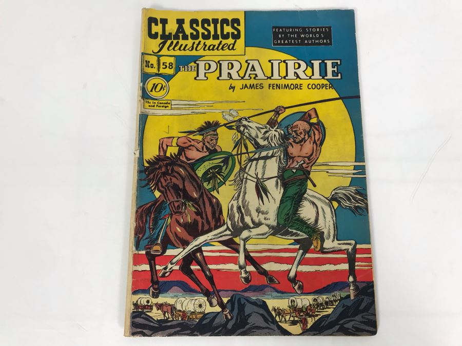 Classics Illustrated #58 - The Prairie [Photo 1]