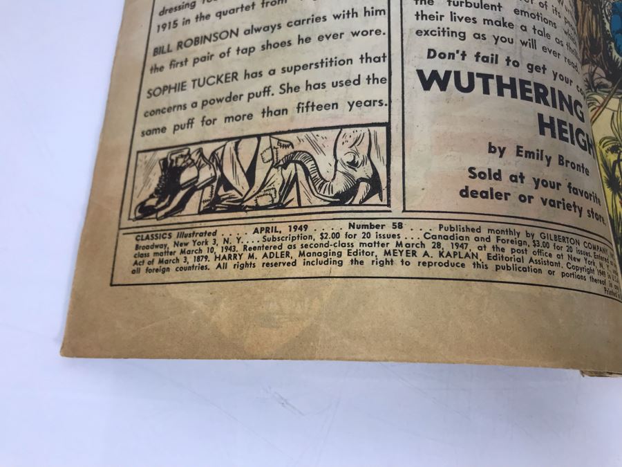 Classics Illustrated #58 - The Prairie [Photo 4]