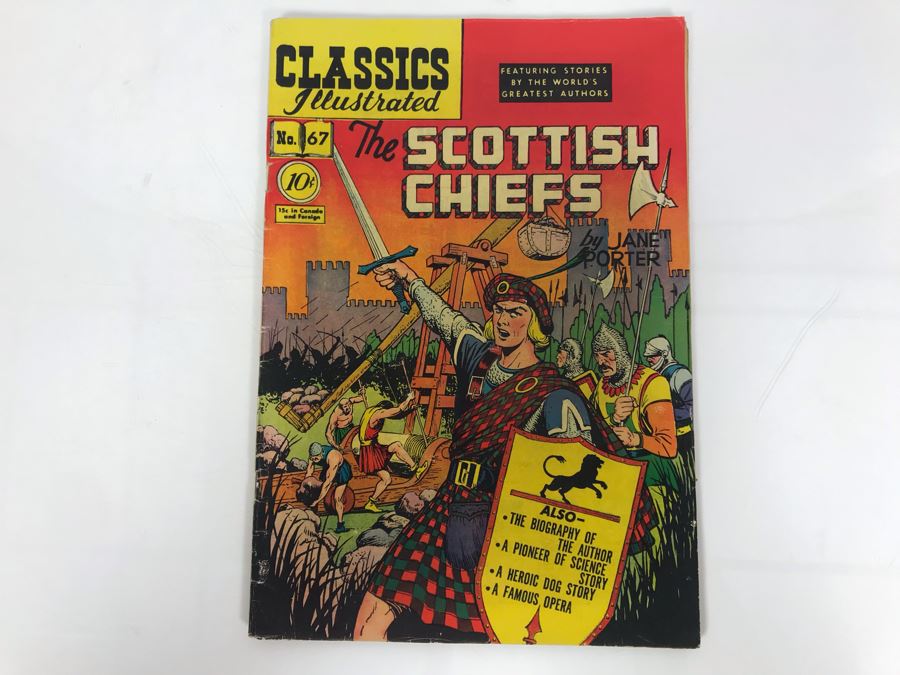 Classics Illustrated #67 - The Scottish Chiefs [Photo 1]