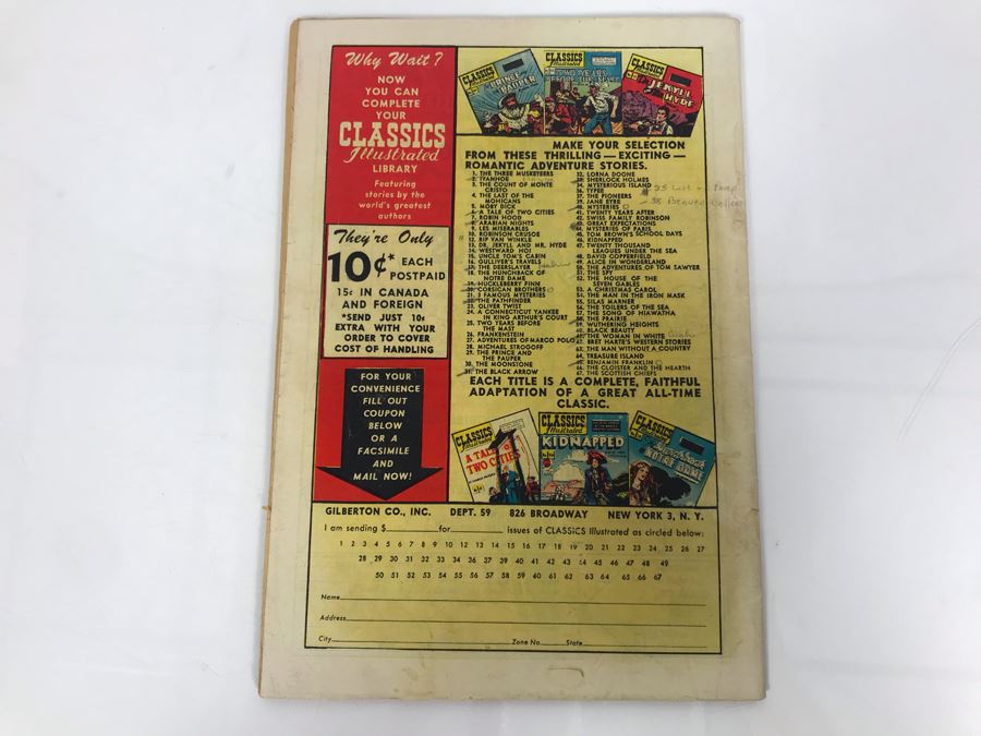 Classics Illustrated #67 - The Scottish Chiefs [Photo 2]