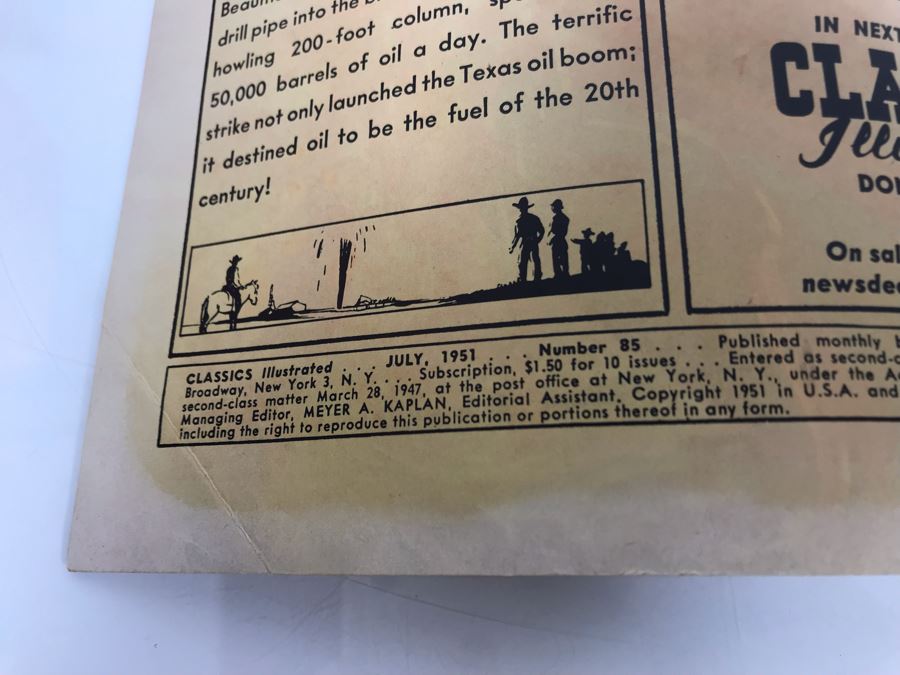 Classics Illustrated #85 - Sea Wolf (Pair Of Comic Books) [Photo 6]