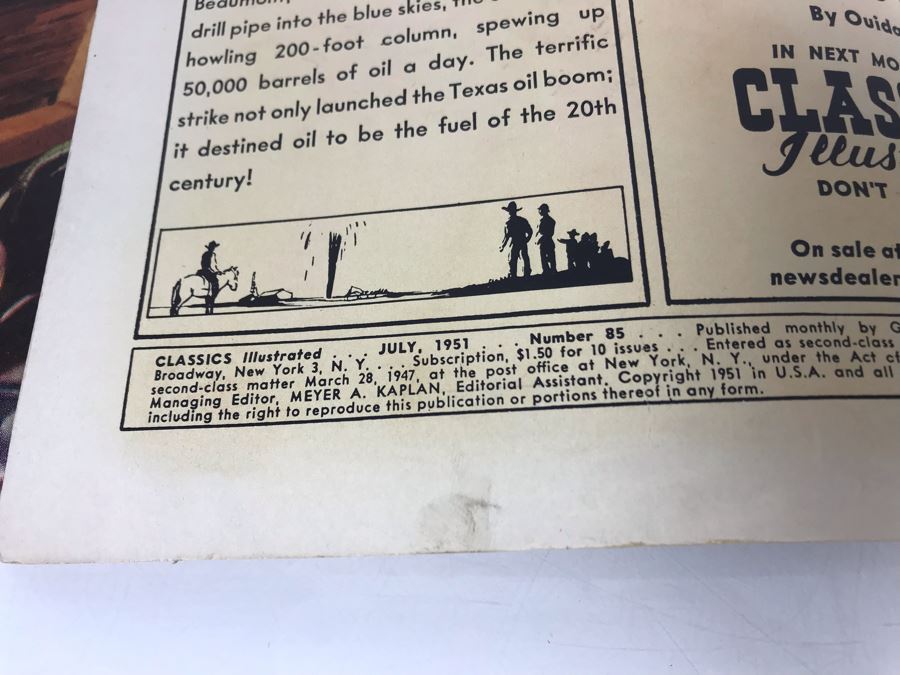 Classics Illustrated #85 - Sea Wolf (Pair Of Comic Books) [Photo 8]