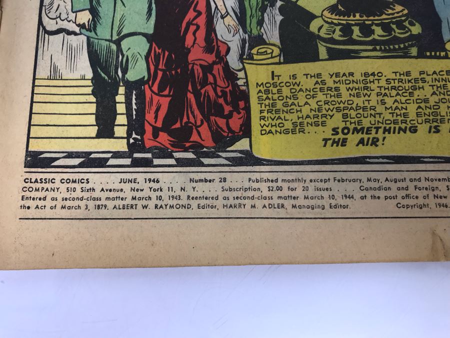 Classic Comics #28 - Michael Strogoff (Pair Of Comic Books) [Photo 10]
