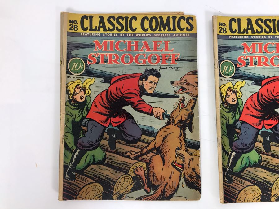 Classic Comics #28 - Michael Strogoff (Pair Of Comic Books) [Photo 2]