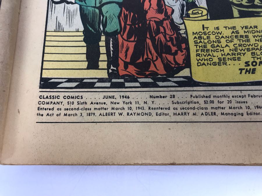 Classic Comics #28 - Michael Strogoff (Pair Of Comic Books) [Photo 7]
