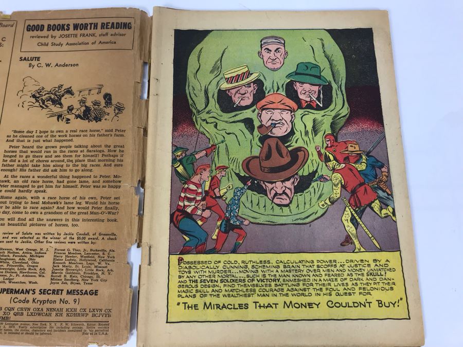 DC Comics - Leading Comics #5 - The Miracles That Money Couldn't Buy 1942 [Photo 9]