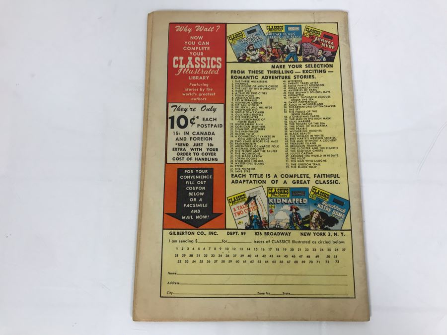 Classics Illustrated #72 - The Oregon Trail [Photo 2]