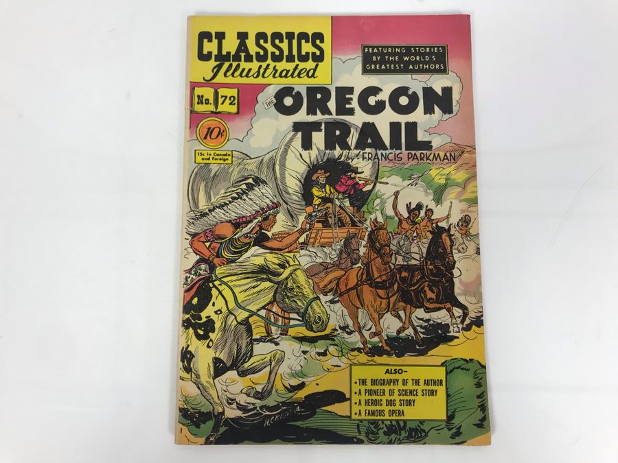 Classics Illustrated #72 - The Oregon Trail [Photo 1]