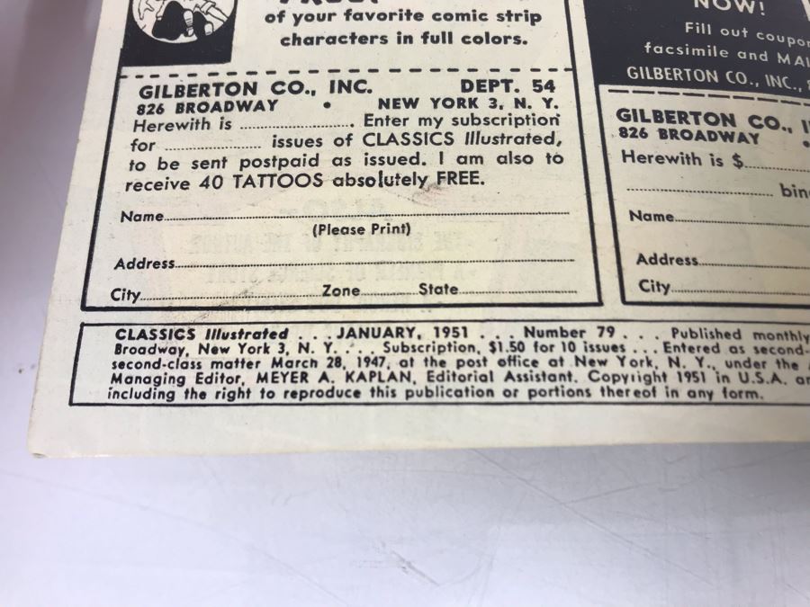 Classics Illustrated #79 - Cyrano De Bergerac [Photo 4]